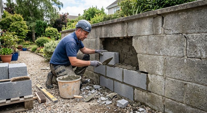 Block Wall Repair in Fort Washington, PA