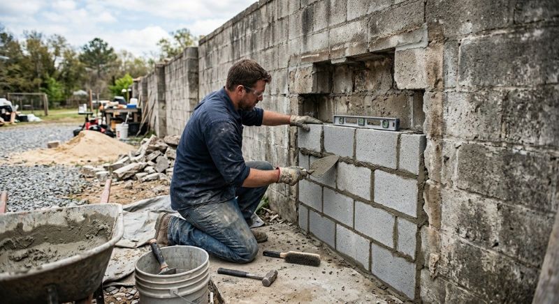 Block Wall Repair in Fort Washington, PA