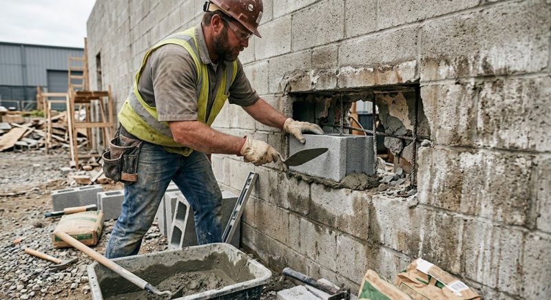 Block Wall Repair in Bucks County, PA