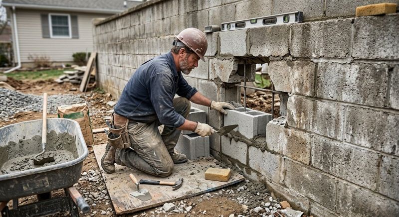 Block Wall Repair in Somerdale, NJ