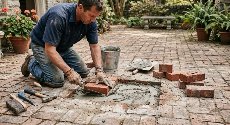 Brick Flatwork Repair in Haddon Heights, NJ