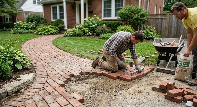 Brick Flatwork Repair in Horsham, PA
