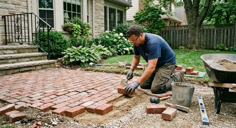 Brick Flatwork Repair in Bucks County, PA