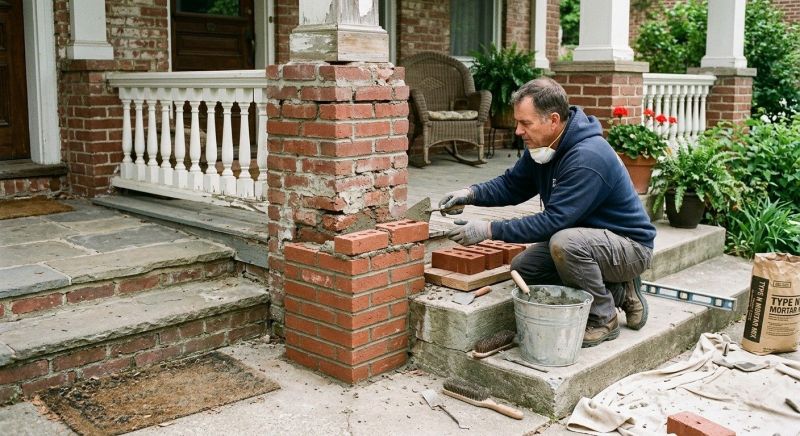 Brick Stairs Repair in Hatfield, PA