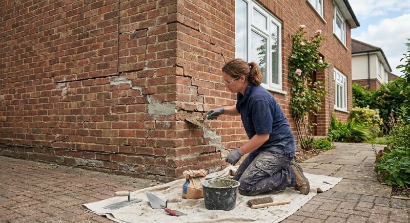 Brick Wall Repair in Warminster, PA