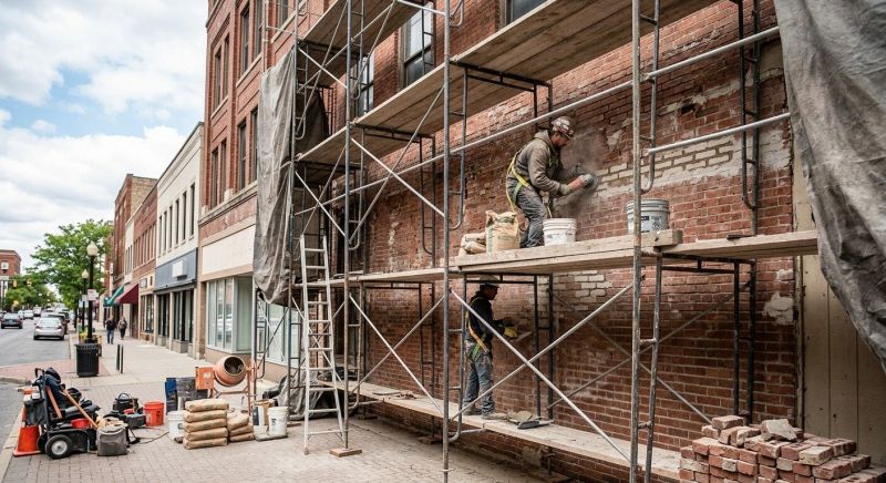 Commercial Masonry Repair in Plymouth Meeting, PA
