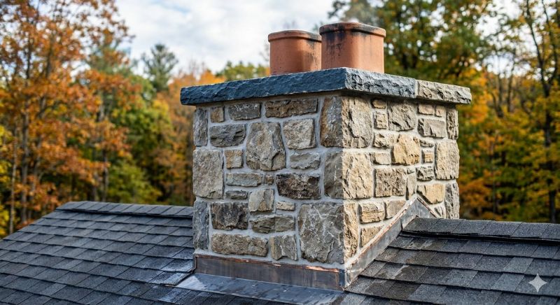 Stone Chimney Installation in Broomall, PA