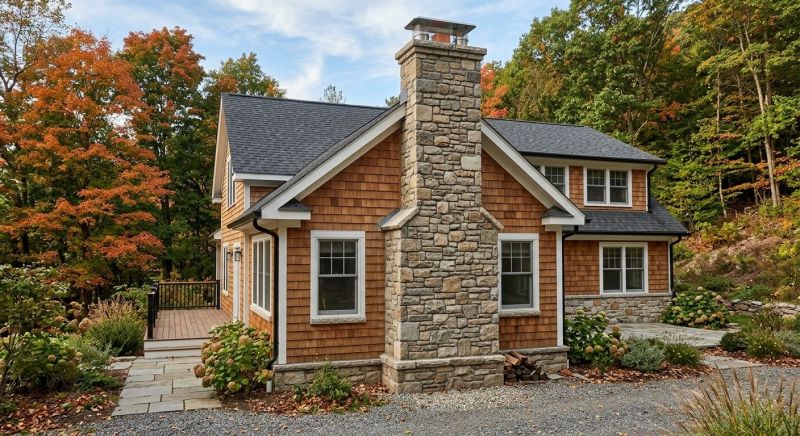 Stone Chimney Installation in Bucks County, PA