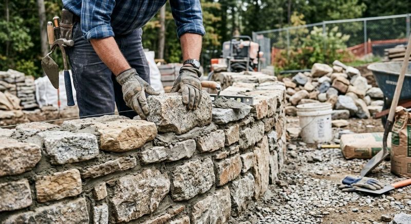 Stone Masonry Installation in Bucks County, PA