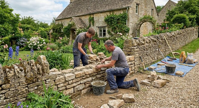 Stone Wall Repair in Bensalem, PA