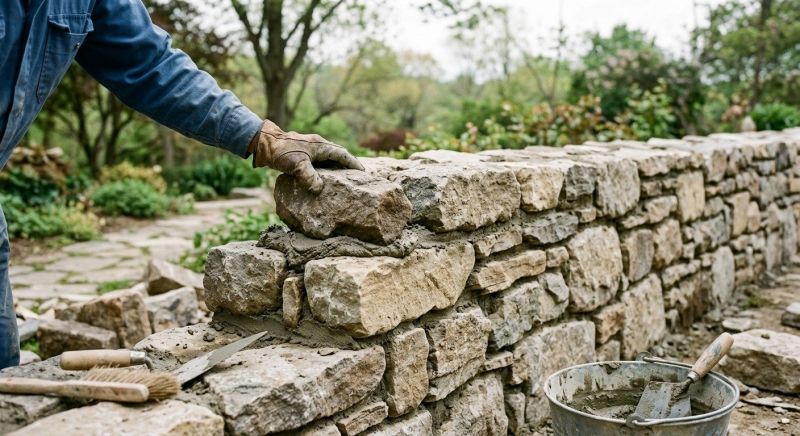 Stonework Installation in Bucks County, PA