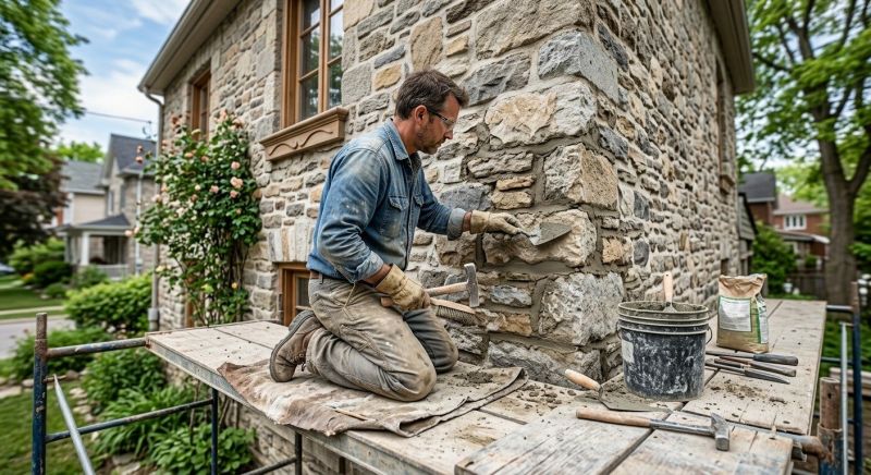 Stonework Repair in Bucks County, PA