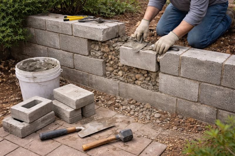 Block Wall Repair in Chalfont, PA