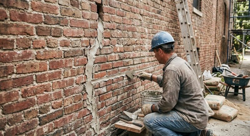 Brick Wall Repair in Montgomery County, PA