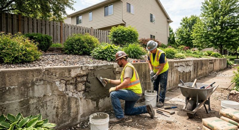 Retaining Wall Repair in Souderton, PA