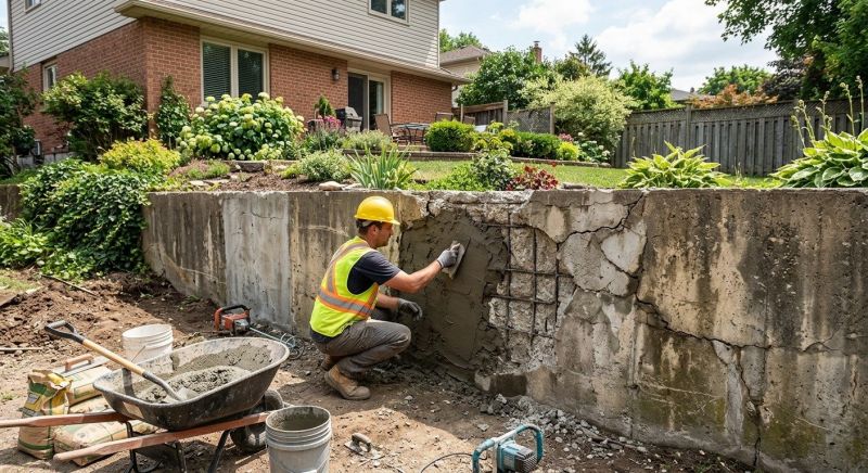 Retaining Wall Repair in Drexel Hill, PA